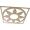 Ekena Millwork Blume Wood Fretwork Pierced Ceiling Medallion, Birch, 36"OD x 12 1/2"ID x 3/8"T CMWP36X36X0375BLBI - alternate 4
